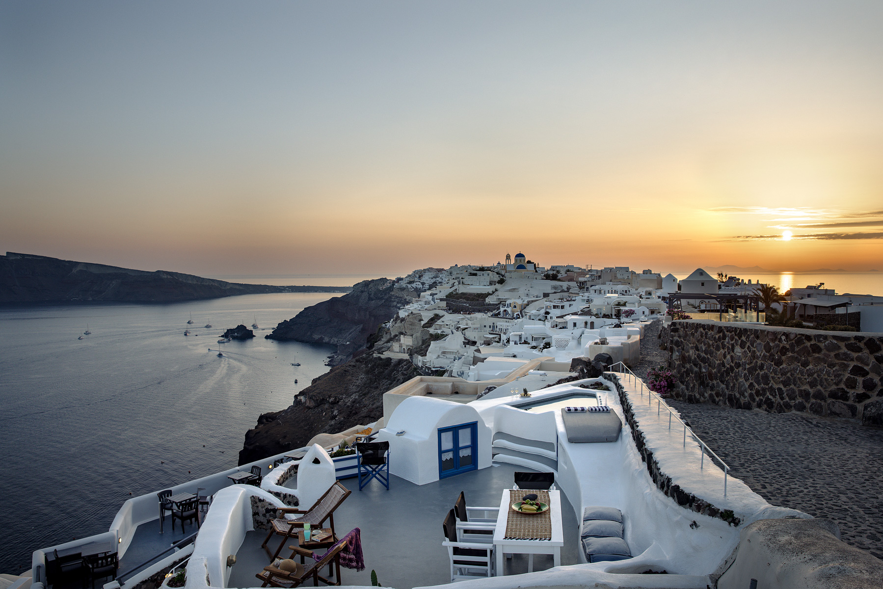 Sea view from the property